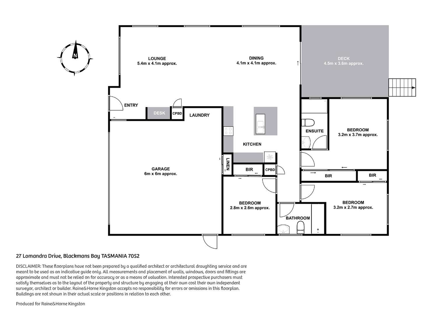 Floorplan of Homely house listing, 27 Lomandra Drive, Blackmans Bay TAS 7052