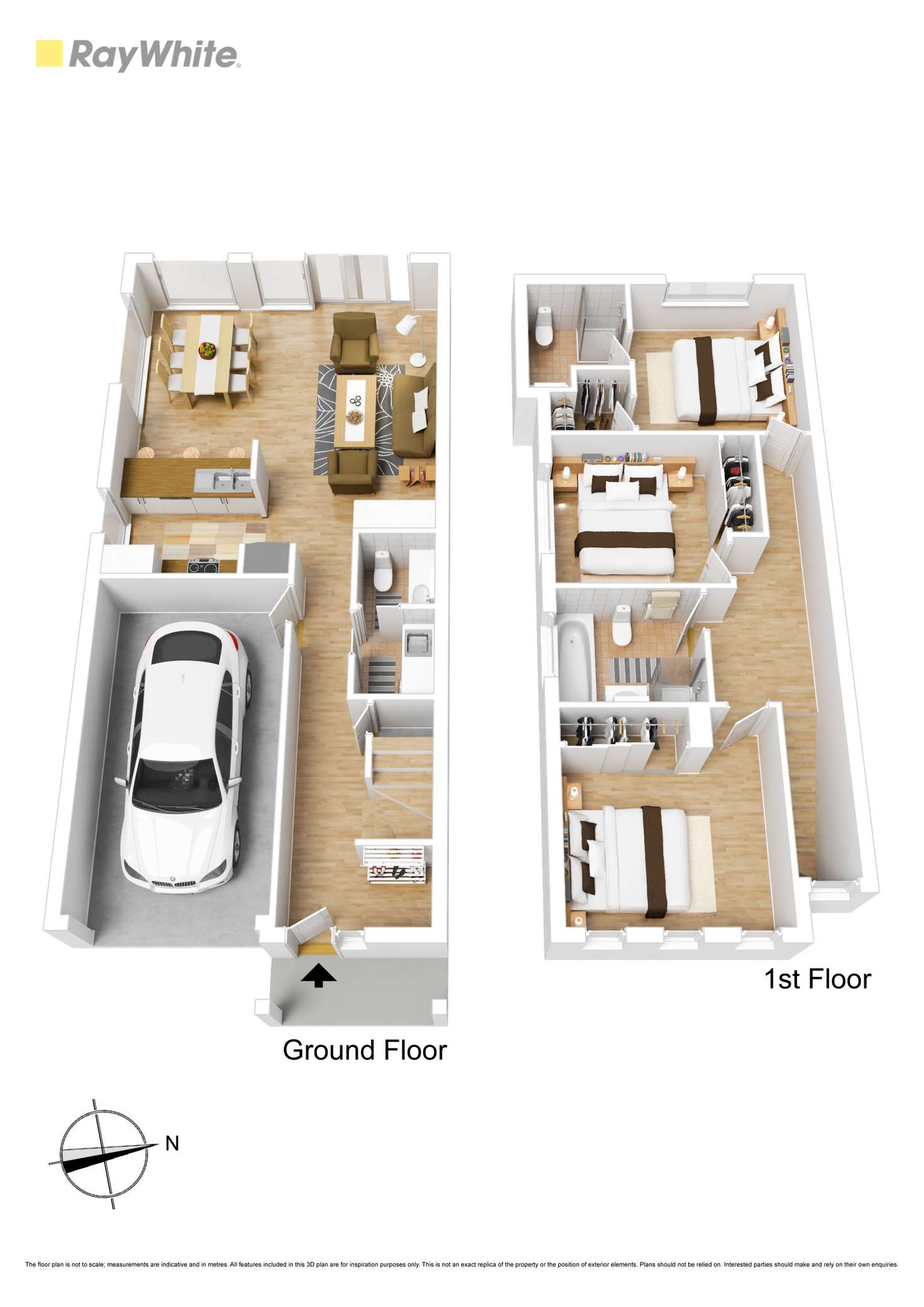 Floorplan of Homely house listing, 53A Cumberland Street, Sunshine North VIC 3020