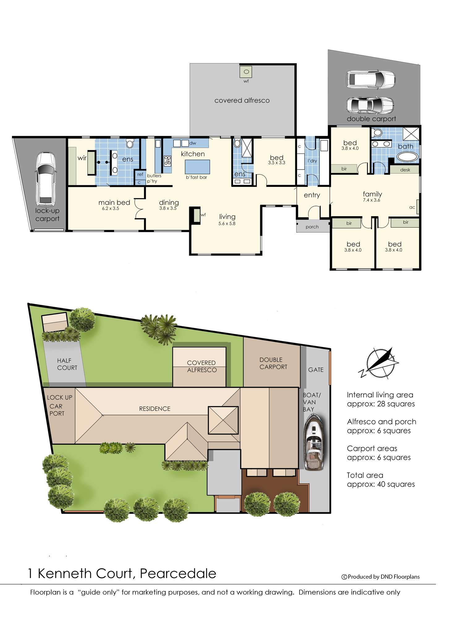 Floorplan of Homely house listing, 1 Kenneth Court, Pearcedale VIC 3912