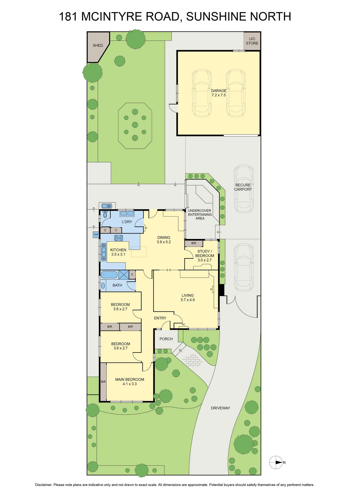 Floorplan of Homely house listing, 181 Mcintyre Road, Sunshine North VIC 3020