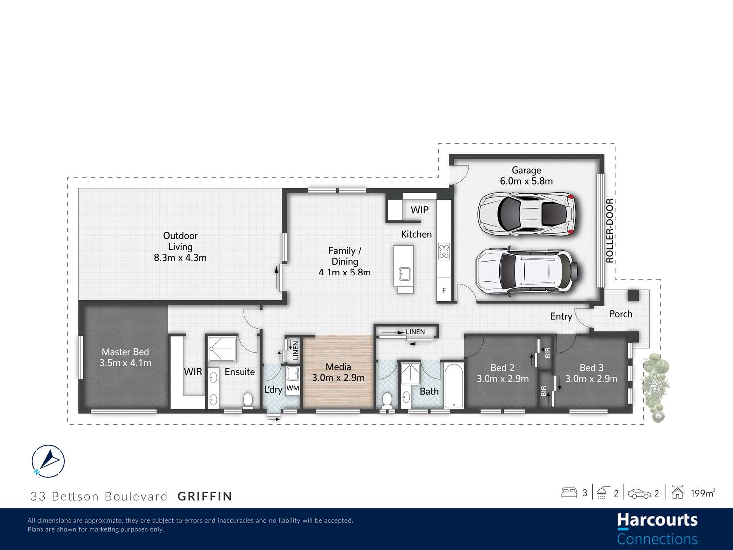 Floorplan of Homely house listing, 33 Bettson Boulevard, Griffin QLD 4503