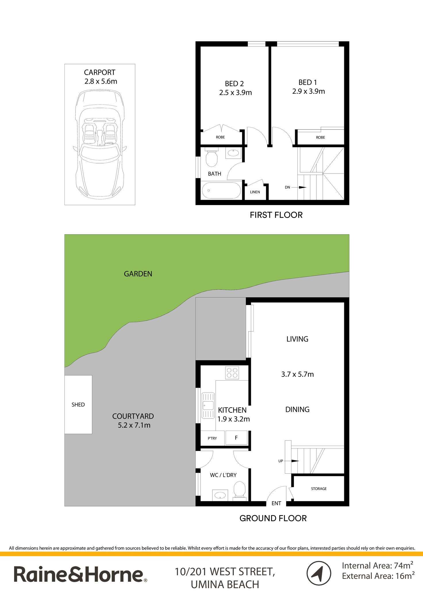 Floorplan of Homely house listing, 10/201 West Street, Umina Beach NSW 2257