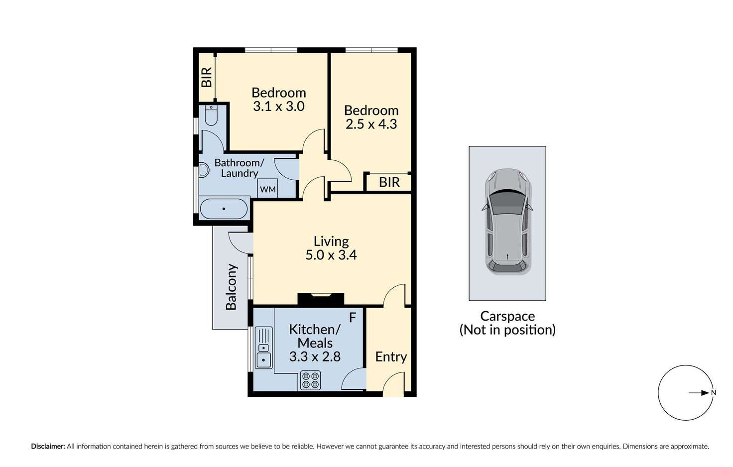 Floorplan of Homely apartment listing, 11/71 Edgar Street North, Glen Iris VIC 3146