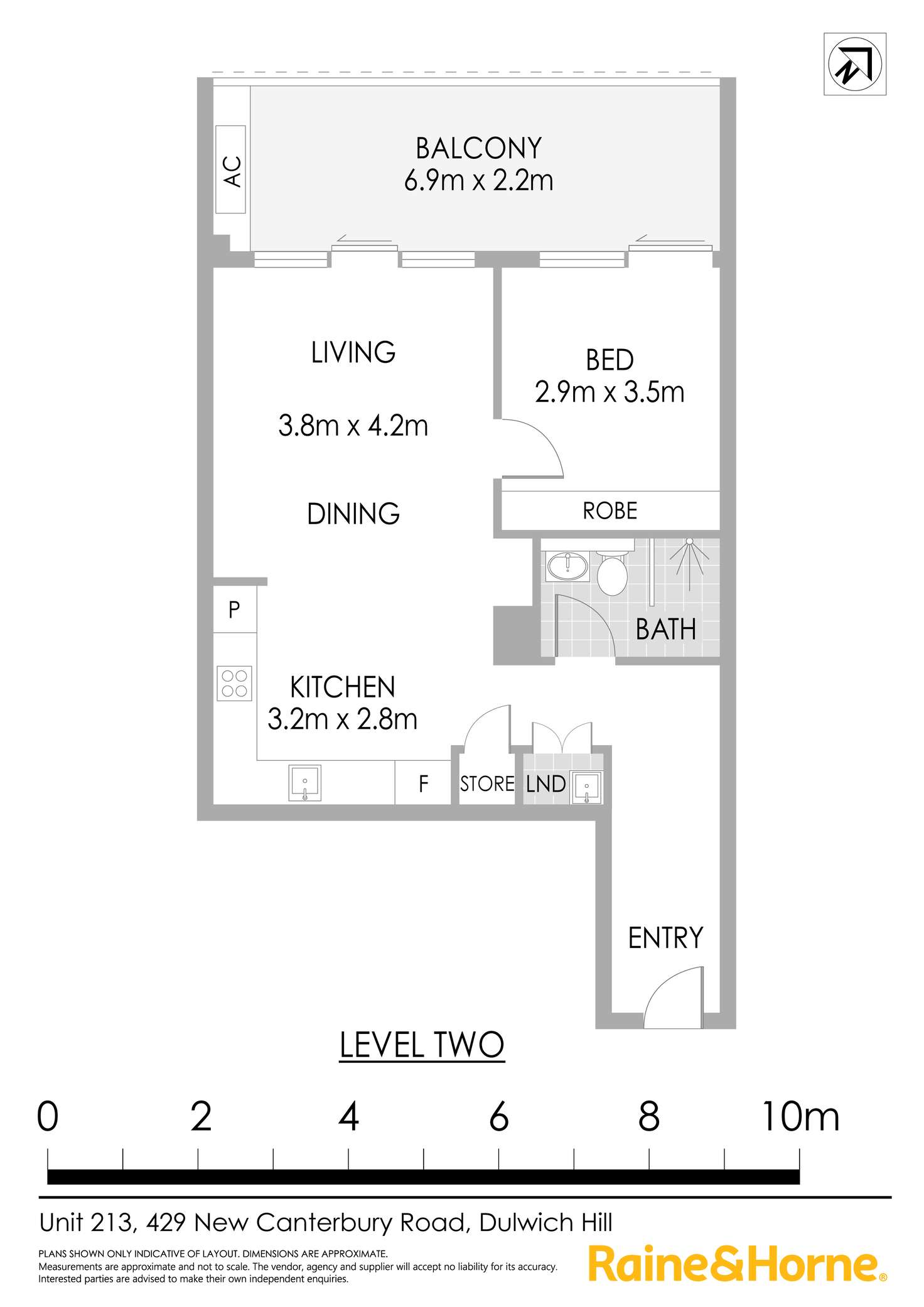 Floorplan of Homely unit listing, 213/429-449 New Canterbury Road, Dulwich Hill NSW 2203