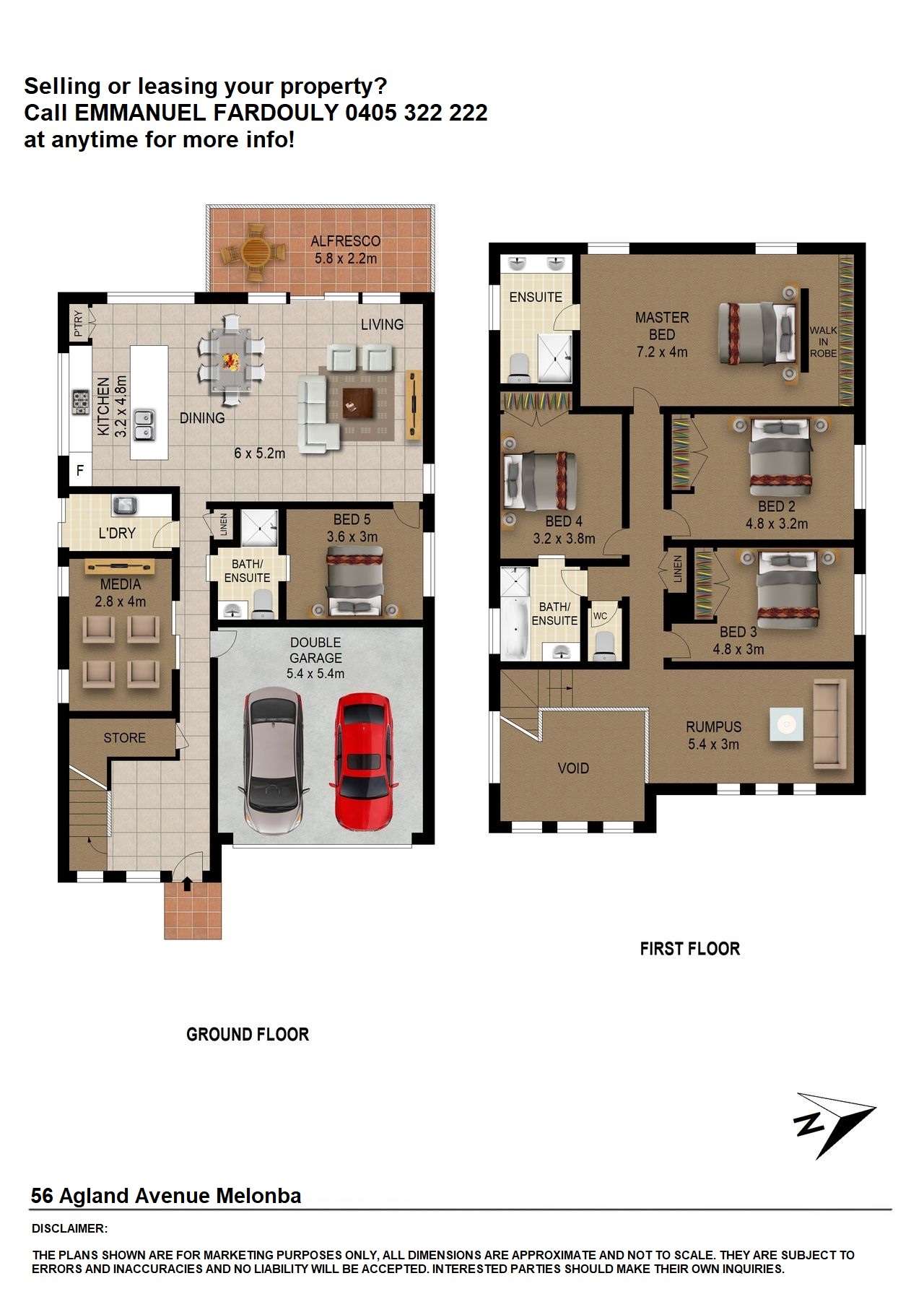 Floorplan of Homely house listing, 56 Agland Avenue, Marsden Park NSW 2765