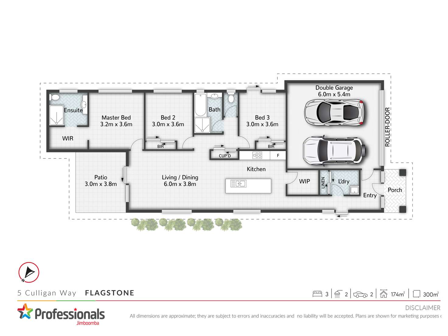 Floorplan of Homely house listing, 5 Culligan Way, Flagstone QLD 4280