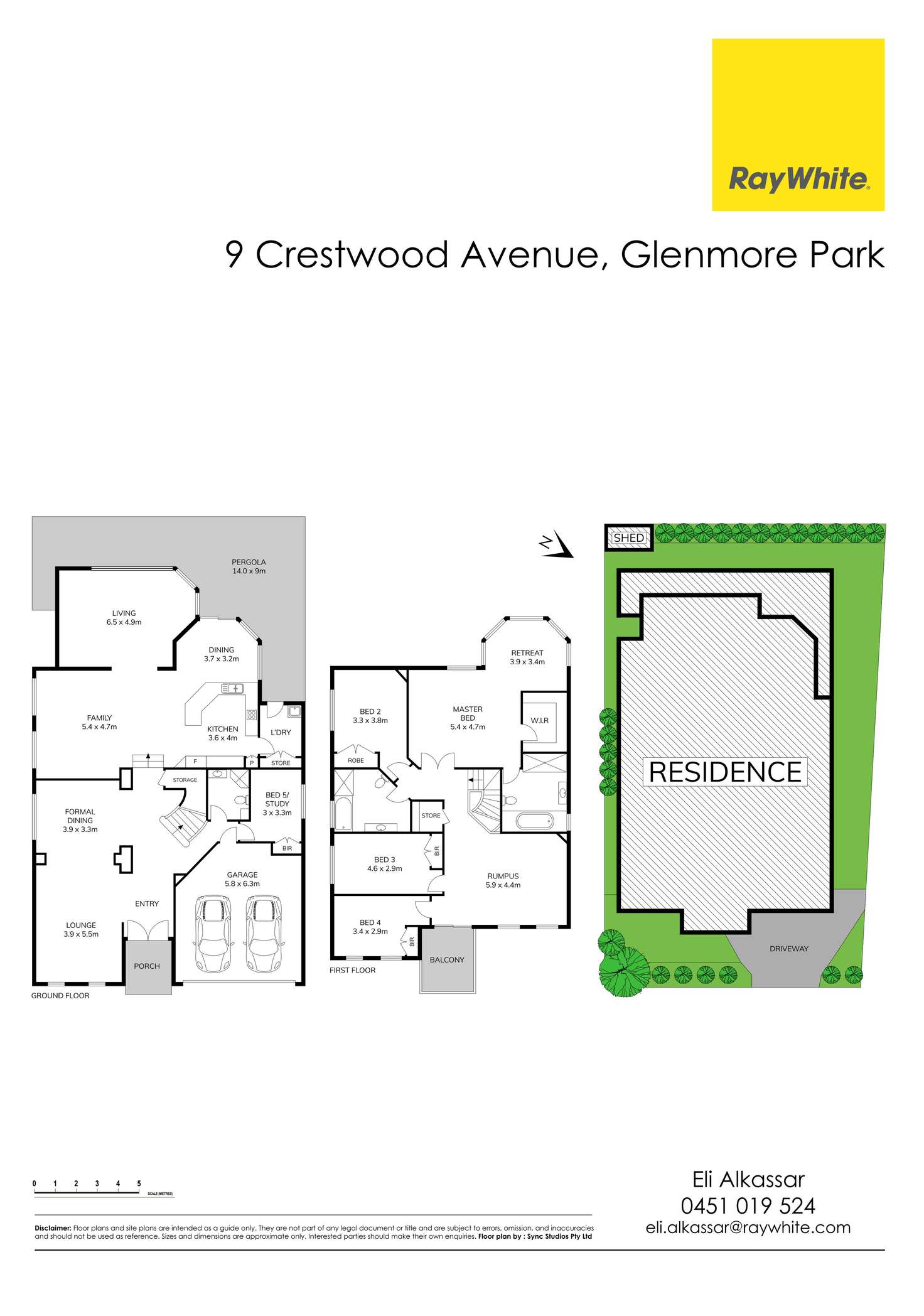 Floorplan of Homely house listing, 9 Crestwood Avenue, Glenmore Park NSW 2745