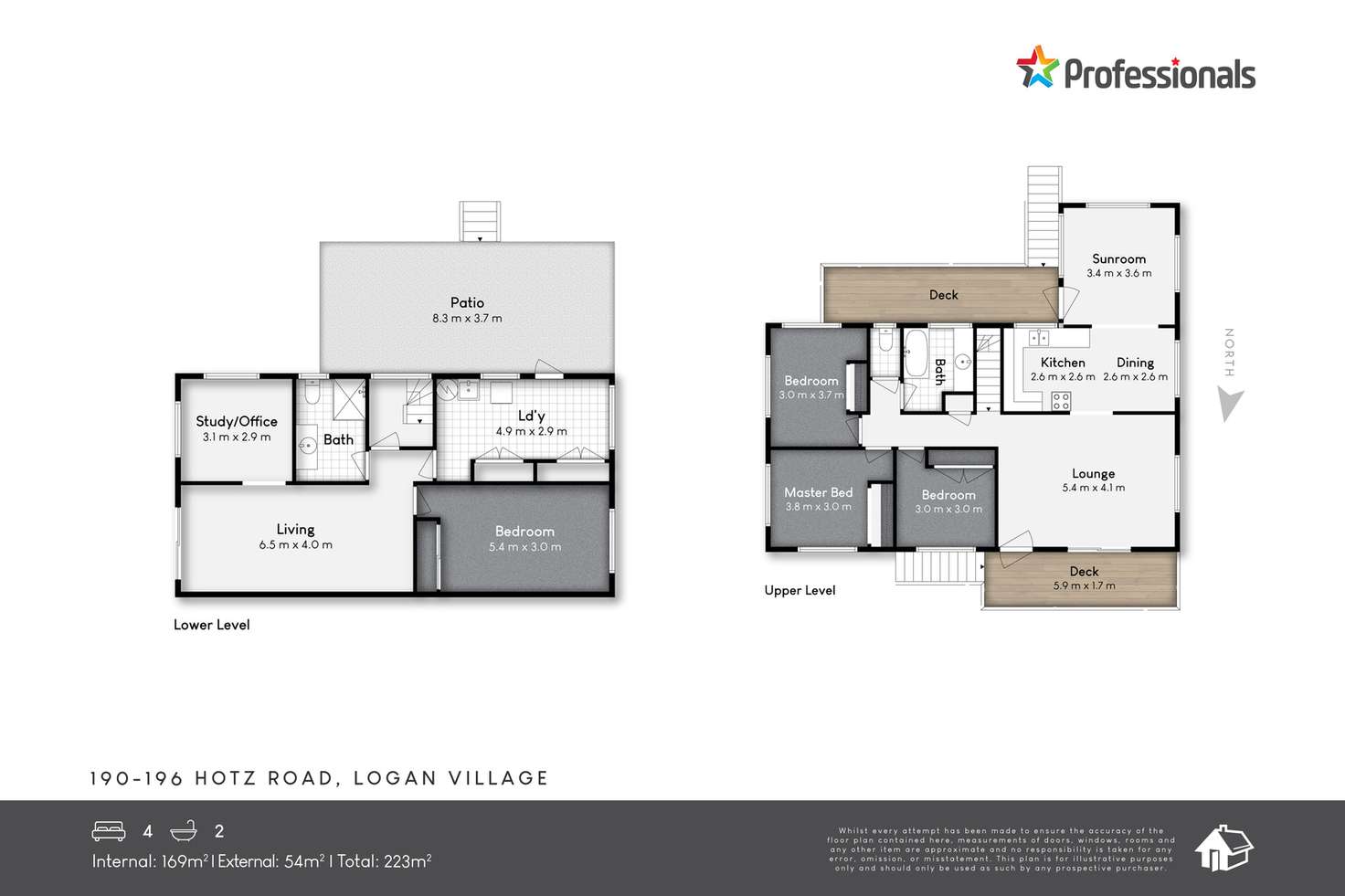 Floorplan of Homely house listing, 190-196 Hotz Road, Logan Village QLD 4207