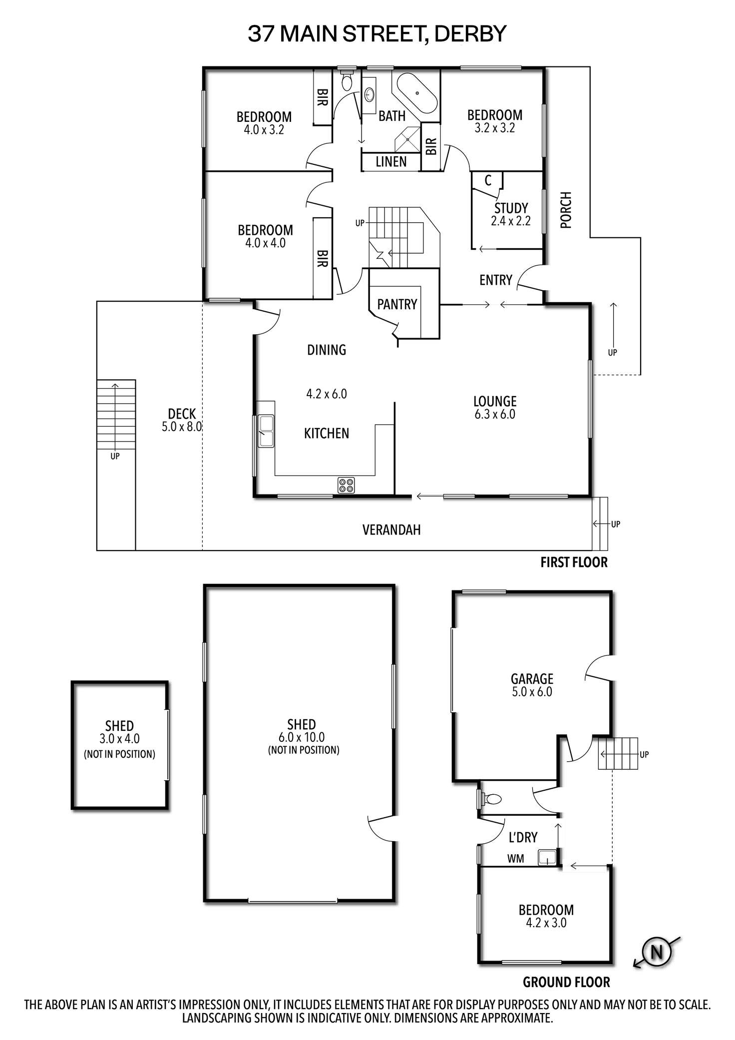 Floorplan of Homely house listing, 37 Main Street, Derby TAS 7264