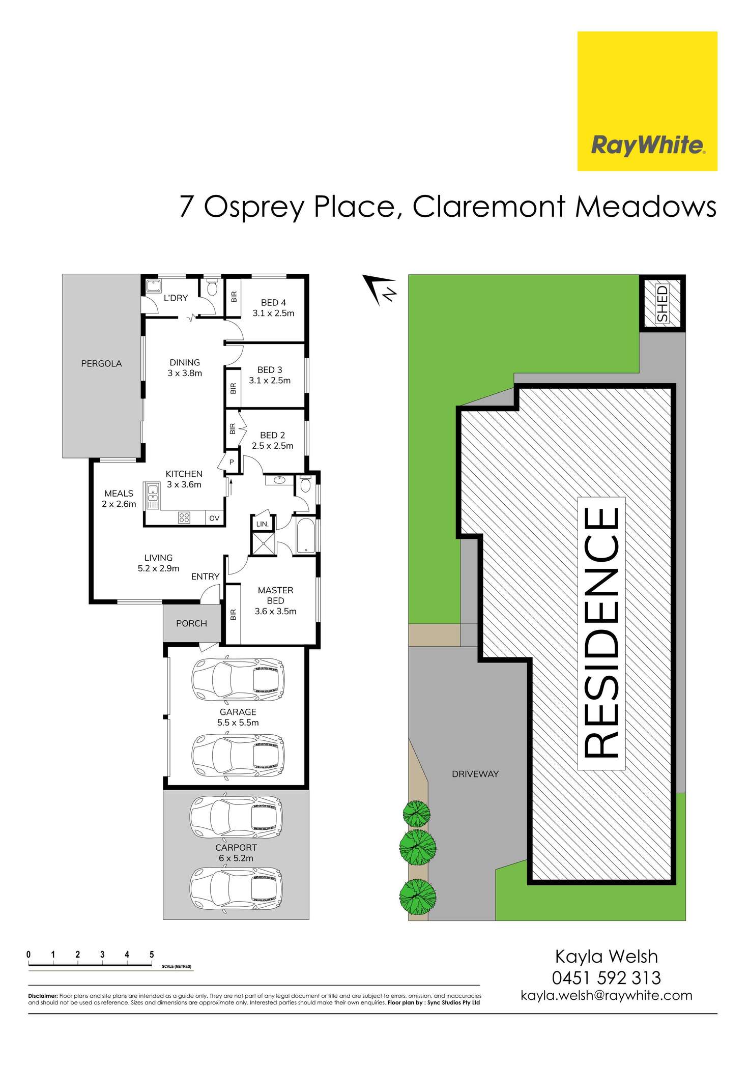 Floorplan of Homely house listing, 7 Osprey Place, Claremont Meadows NSW 2747