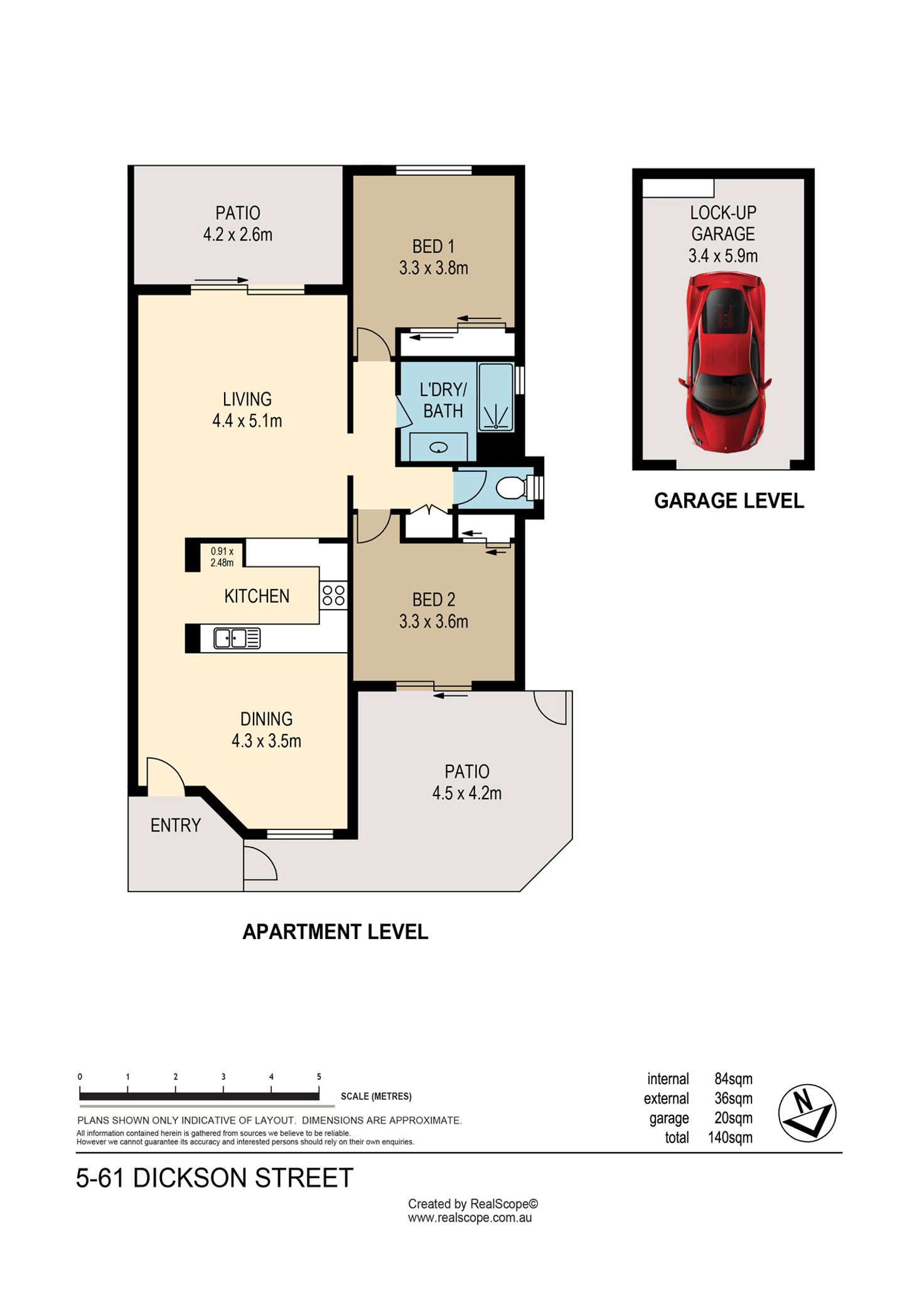 Floorplan of Homely unit listing, 5/61 Dickson Street, Morningside QLD 4170