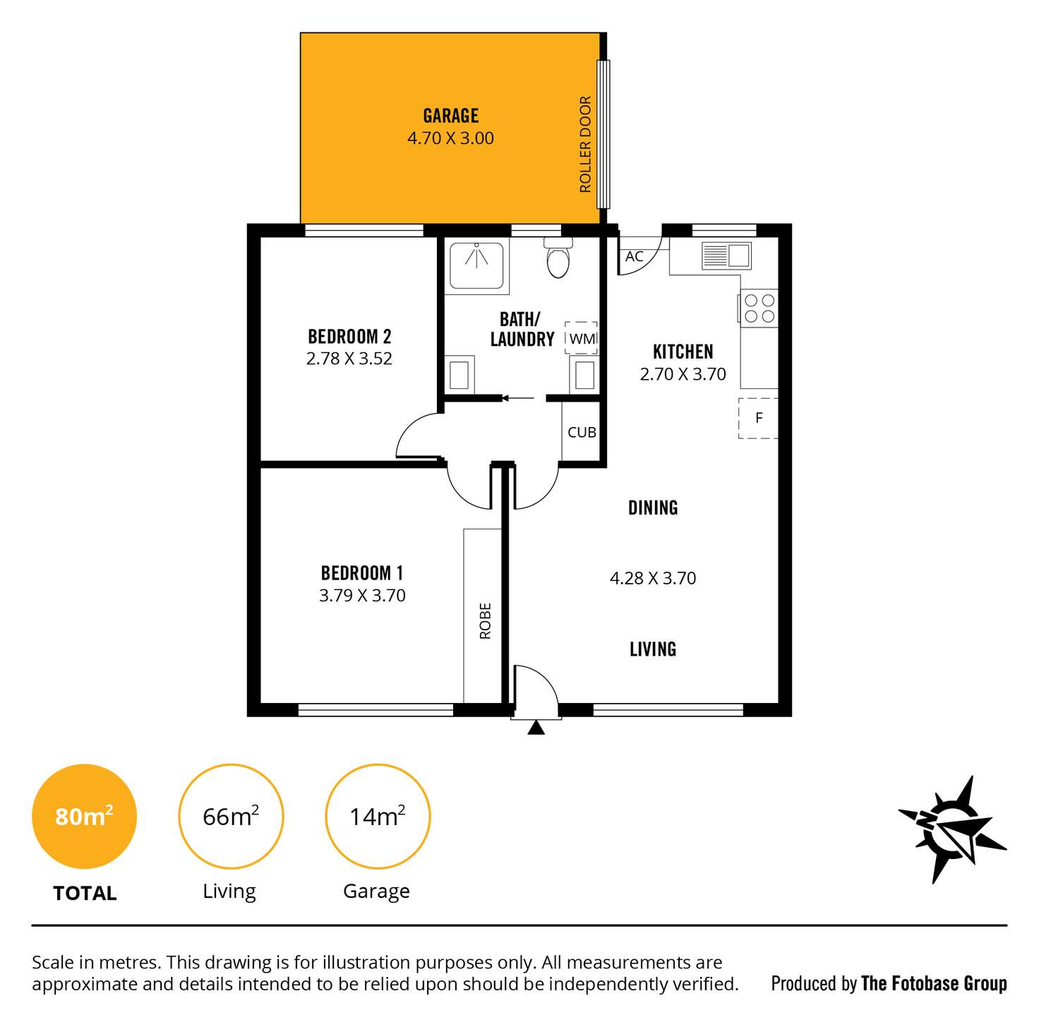 Floorplan of Homely unit listing, 11/2 Maple Avenue, Klemzig SA 5087