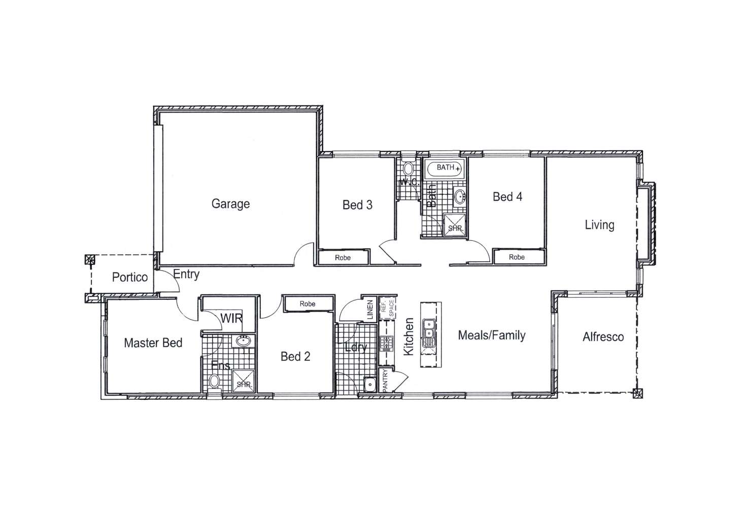 Floorplan of Homely house listing, 14 Cassidy Crescent, Bridgeman Downs QLD 4035