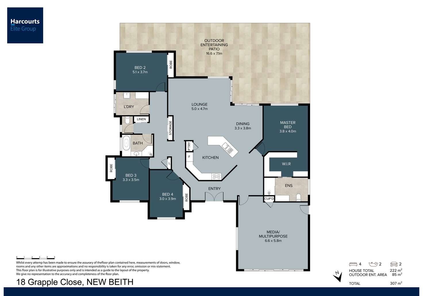 Floorplan of Homely house listing, 18 Grapple Close, New Beith QLD 4124