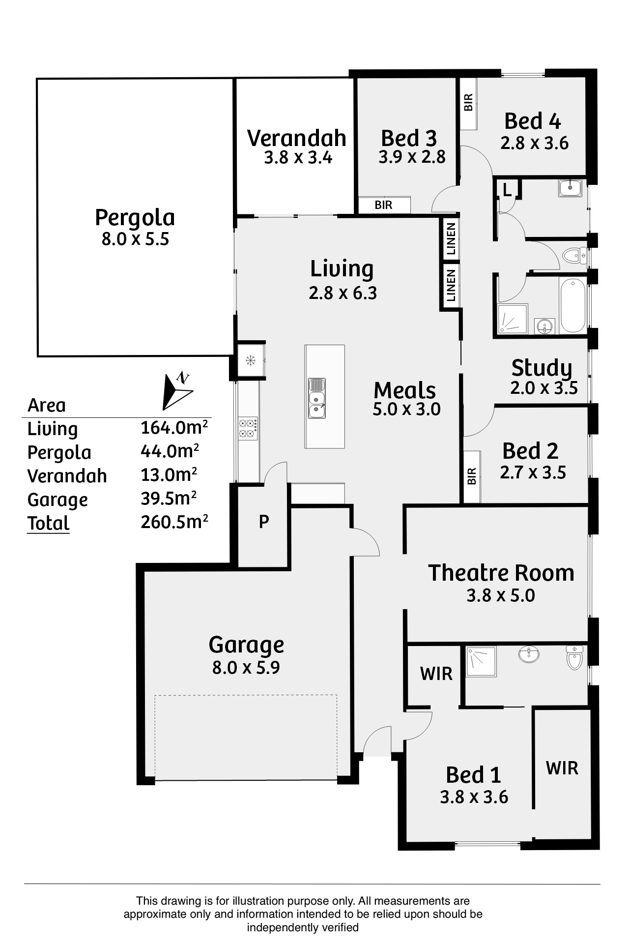 Floorplan of Homely house listing, 1359 Bull Creek Road, Ashbourne SA 5157