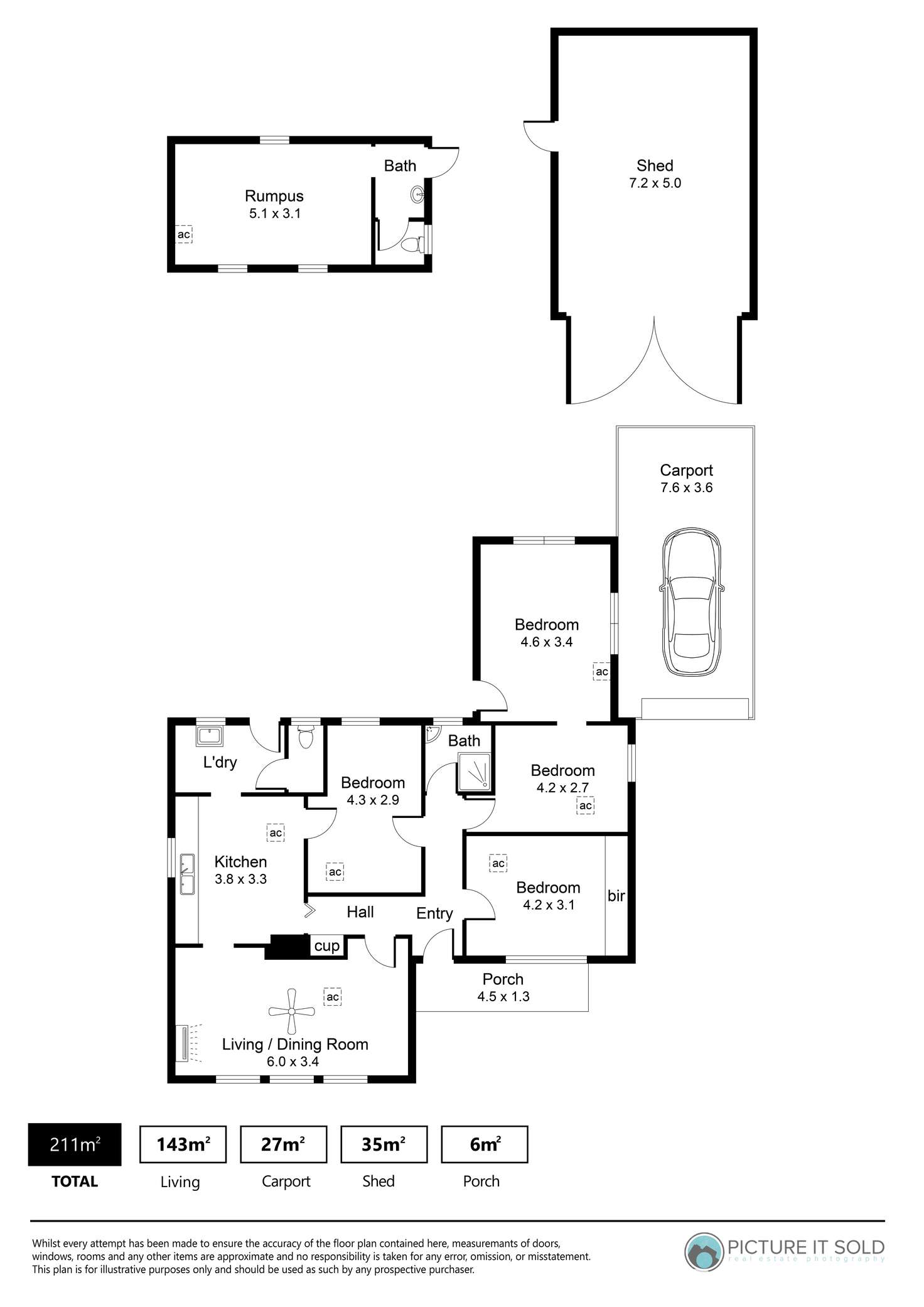 Floorplan of Homely house listing, 20 Burdett Street, Elizabeth Grove SA 5112