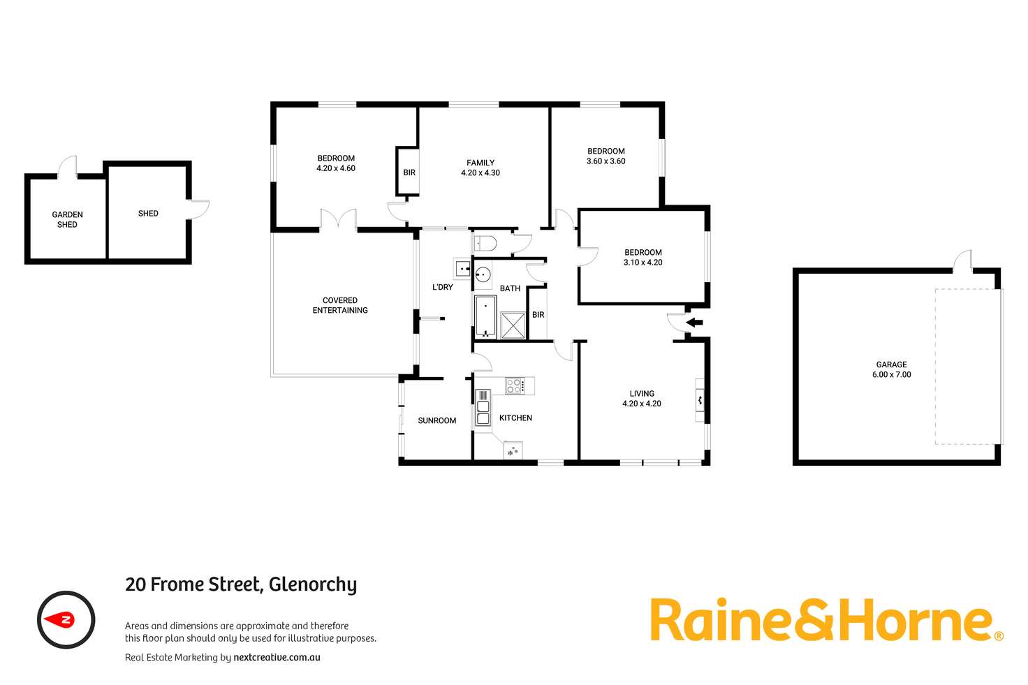 Floorplan of Homely house listing, 20 Frome Street, Glenorchy TAS 7010