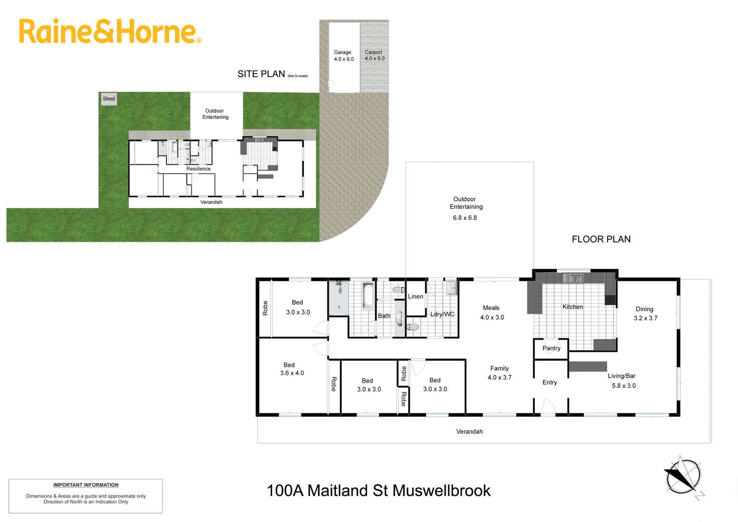 Floorplan of Homely house listing, 100A Maitland Street, Muswellbrook NSW 2333