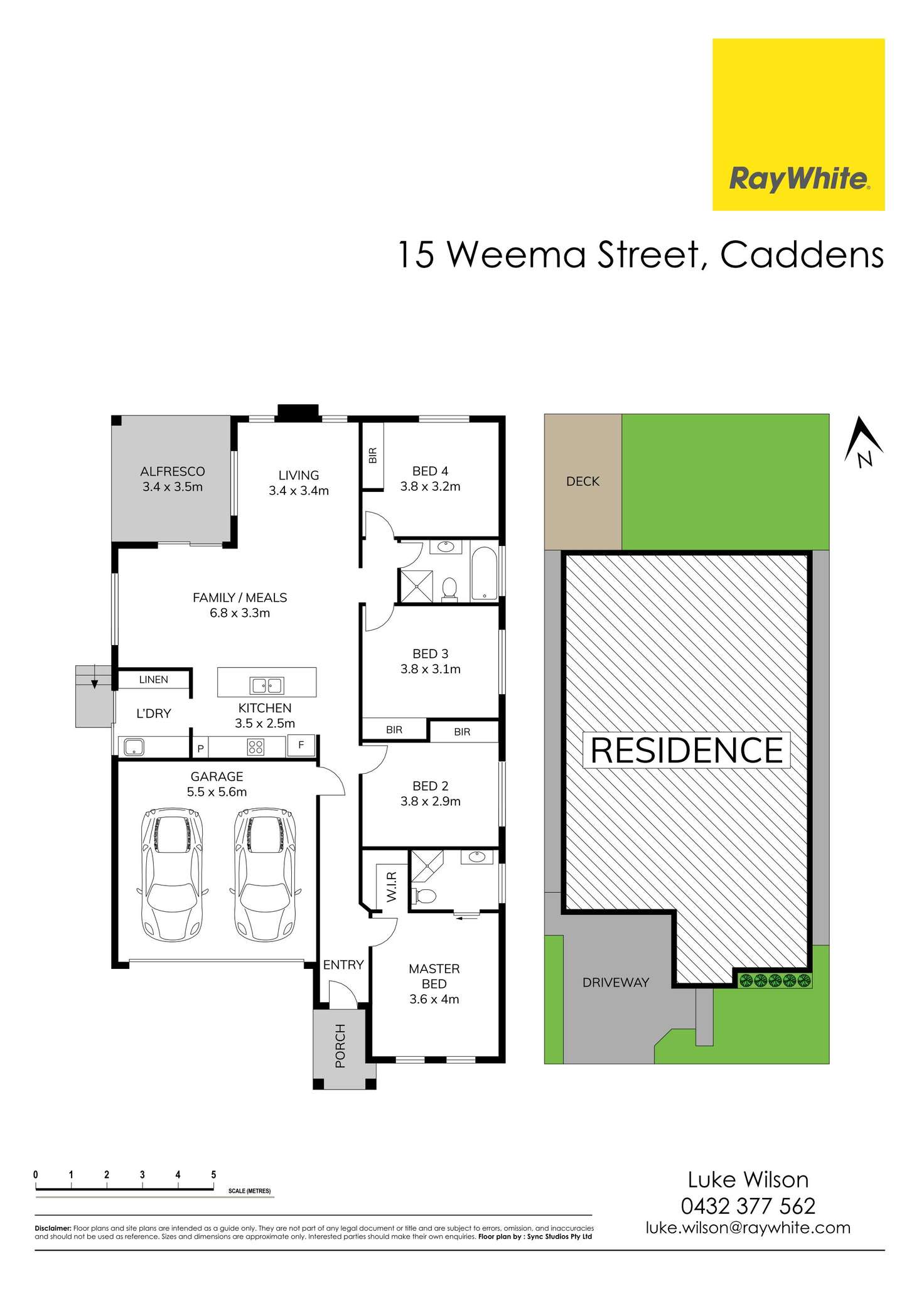 Floorplan of Homely house listing, 15 Weema Street, Caddens NSW 2747
