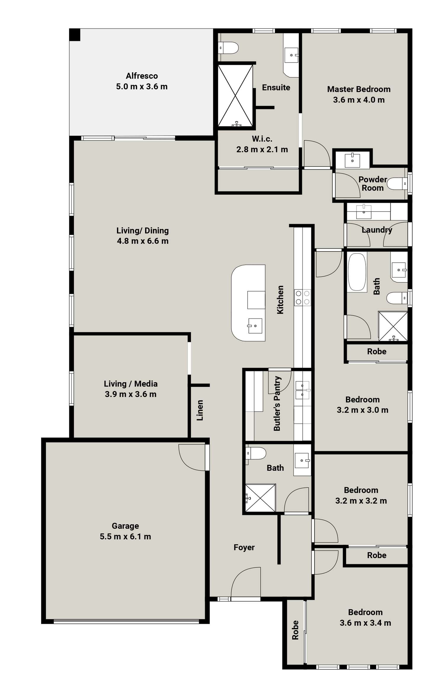 Floorplan of Homely house listing, 7 Wallaman Drive, Yarrabilba QLD 4207