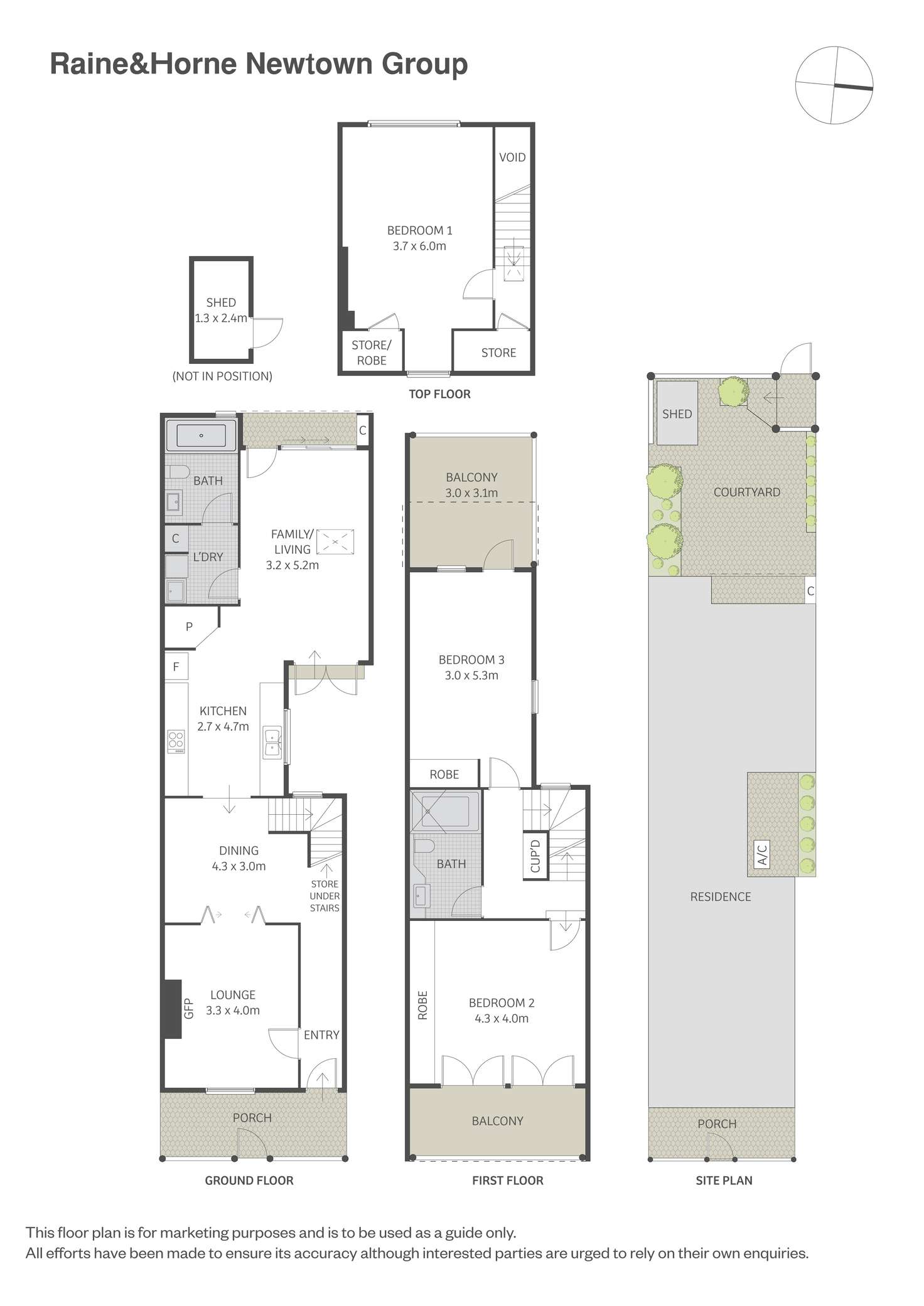 Floorplan of Homely house listing, 205 Denison Street, Newtown NSW 2042