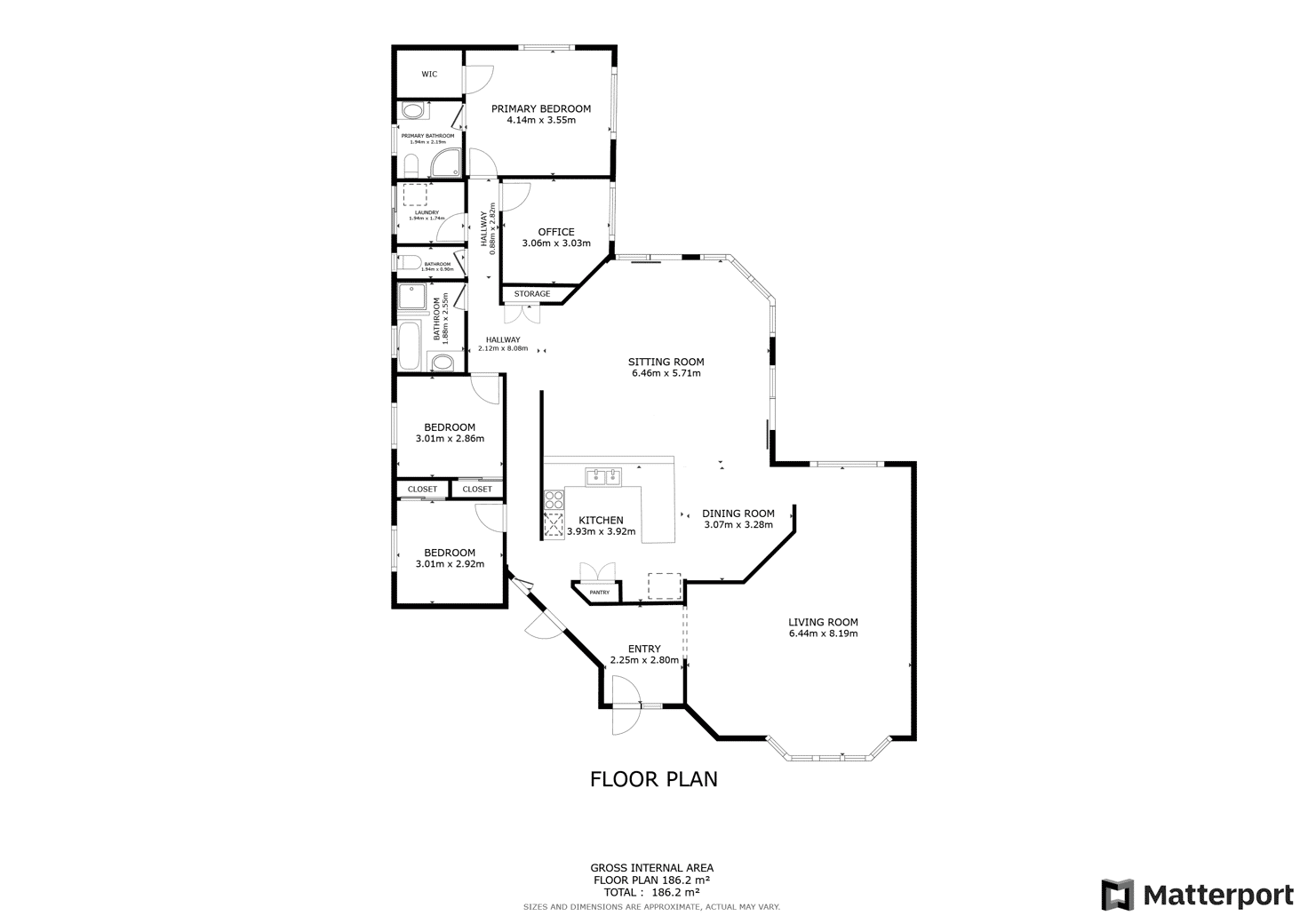 Floorplan of Homely house listing, 1 Carlock Promenade, Karalee QLD 4306
