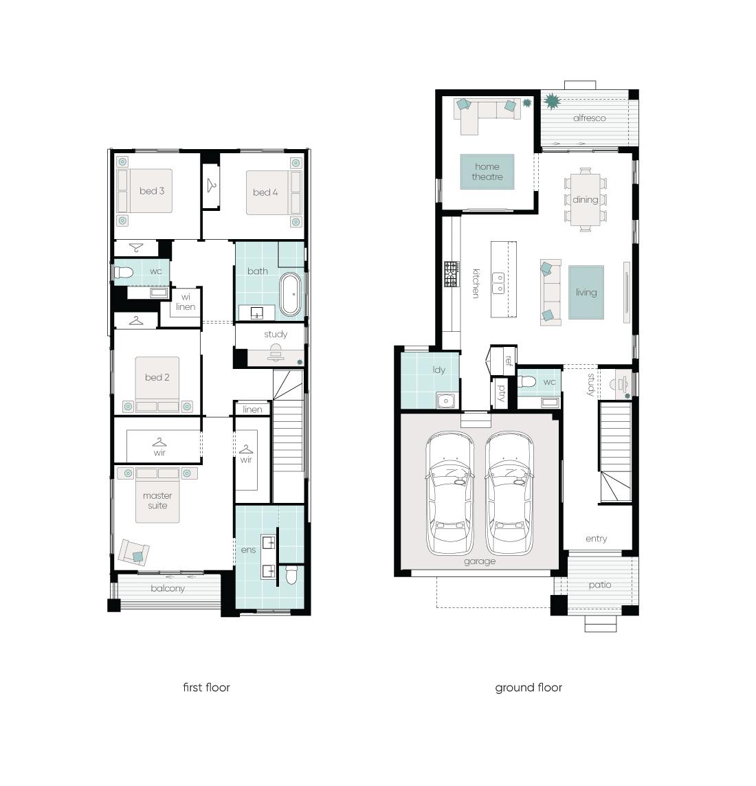 Floorplan of Homely house listing, 6 Davidson Way, Box Hill NSW 2765