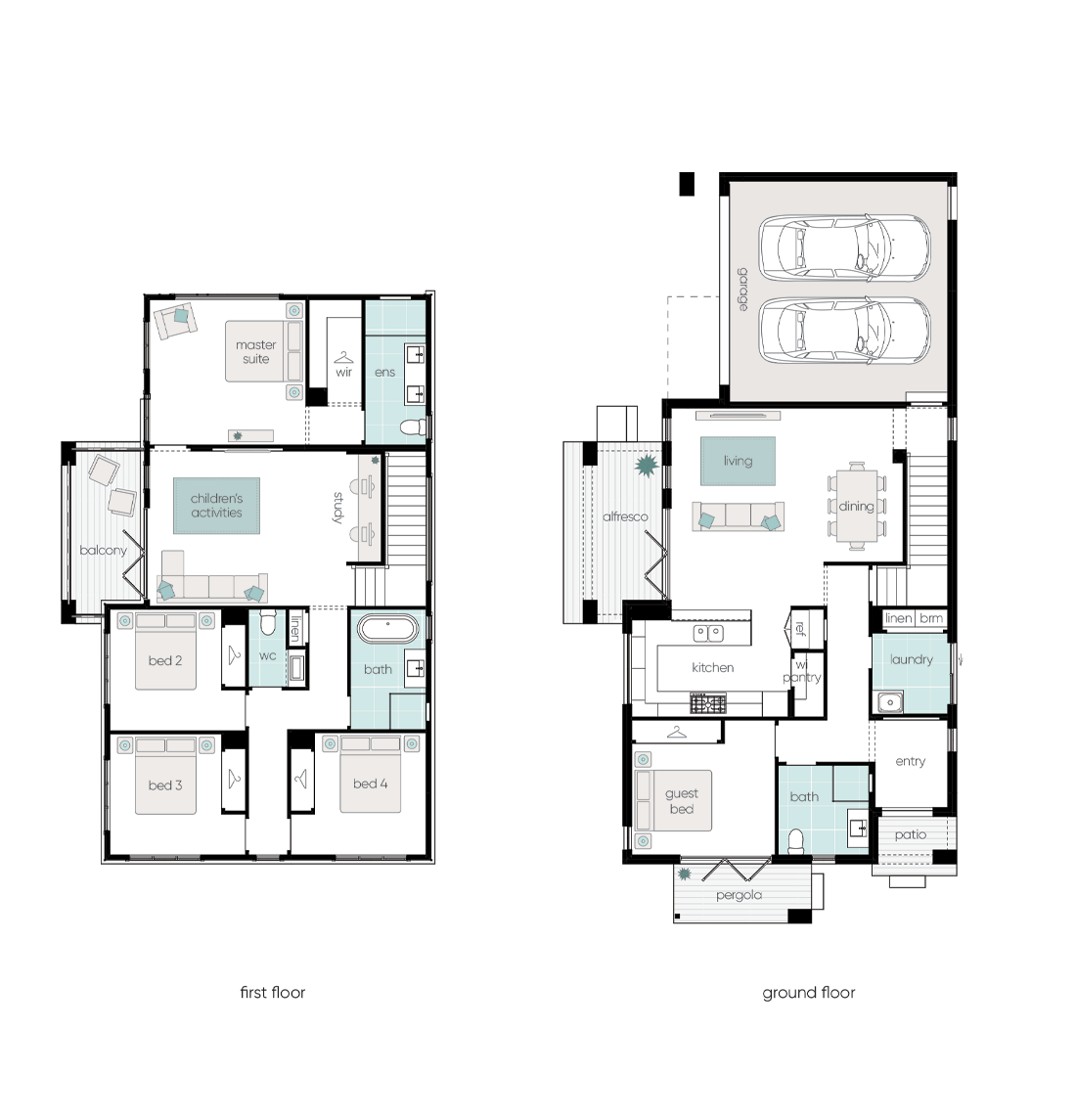 Floorplan of Homely house listing, 18 Indego Parade, Box Hill NSW 2765