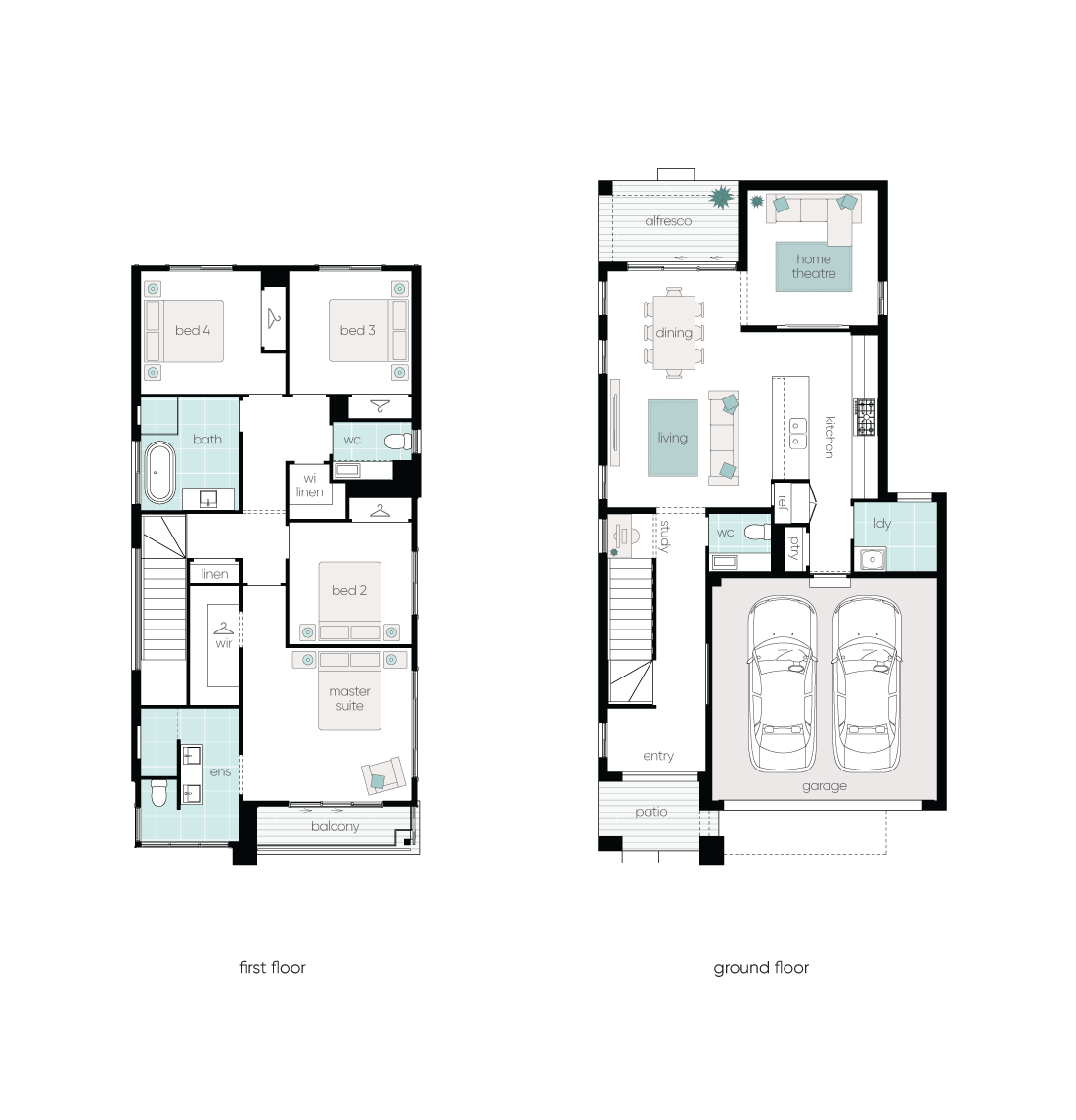 Floorplan of Homely house listing, 16 Indigo Parade, Box Hill NSW 2765