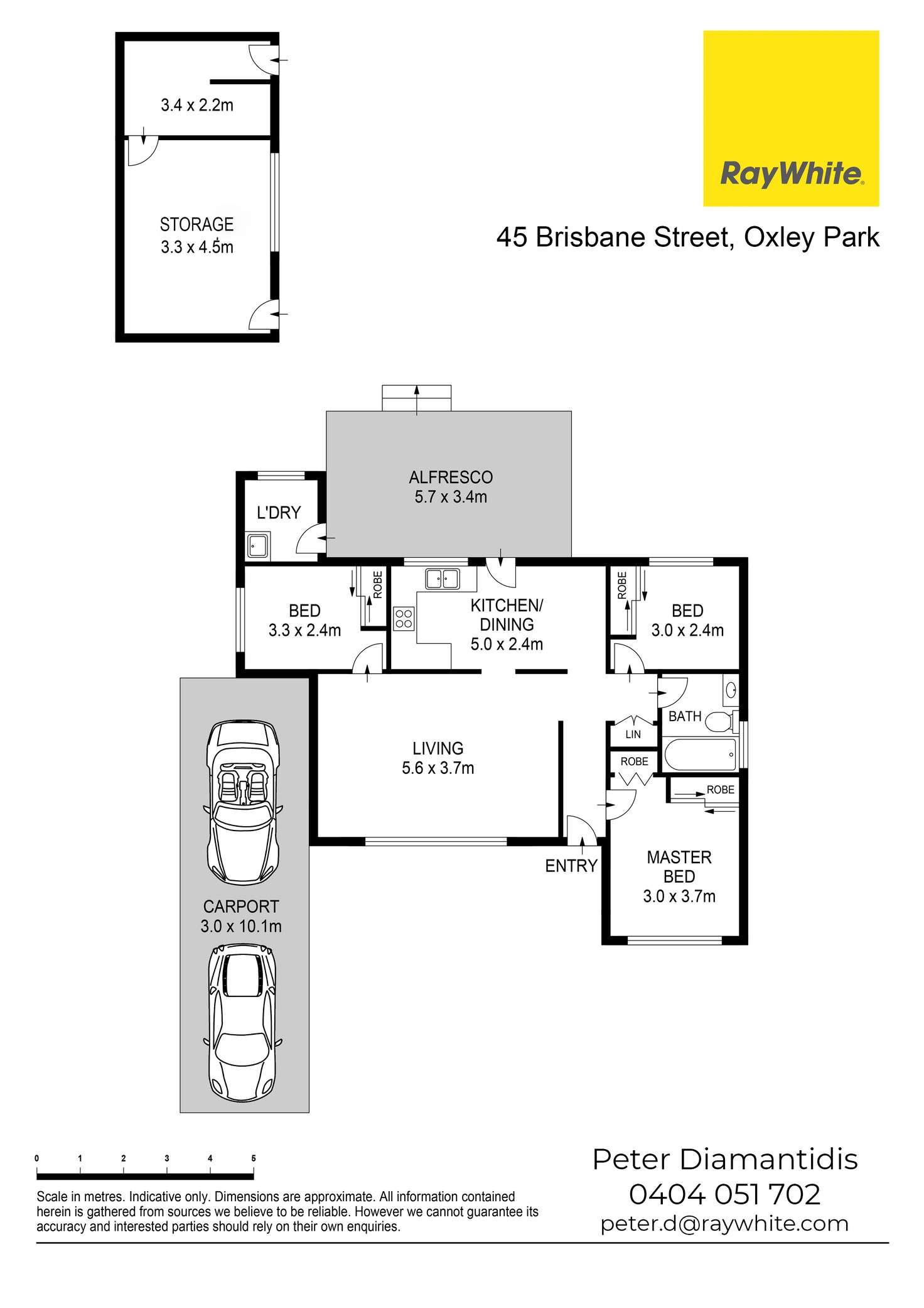 Floorplan of Homely house listing, 45 Brisbane Street, Oxley Park NSW 2760