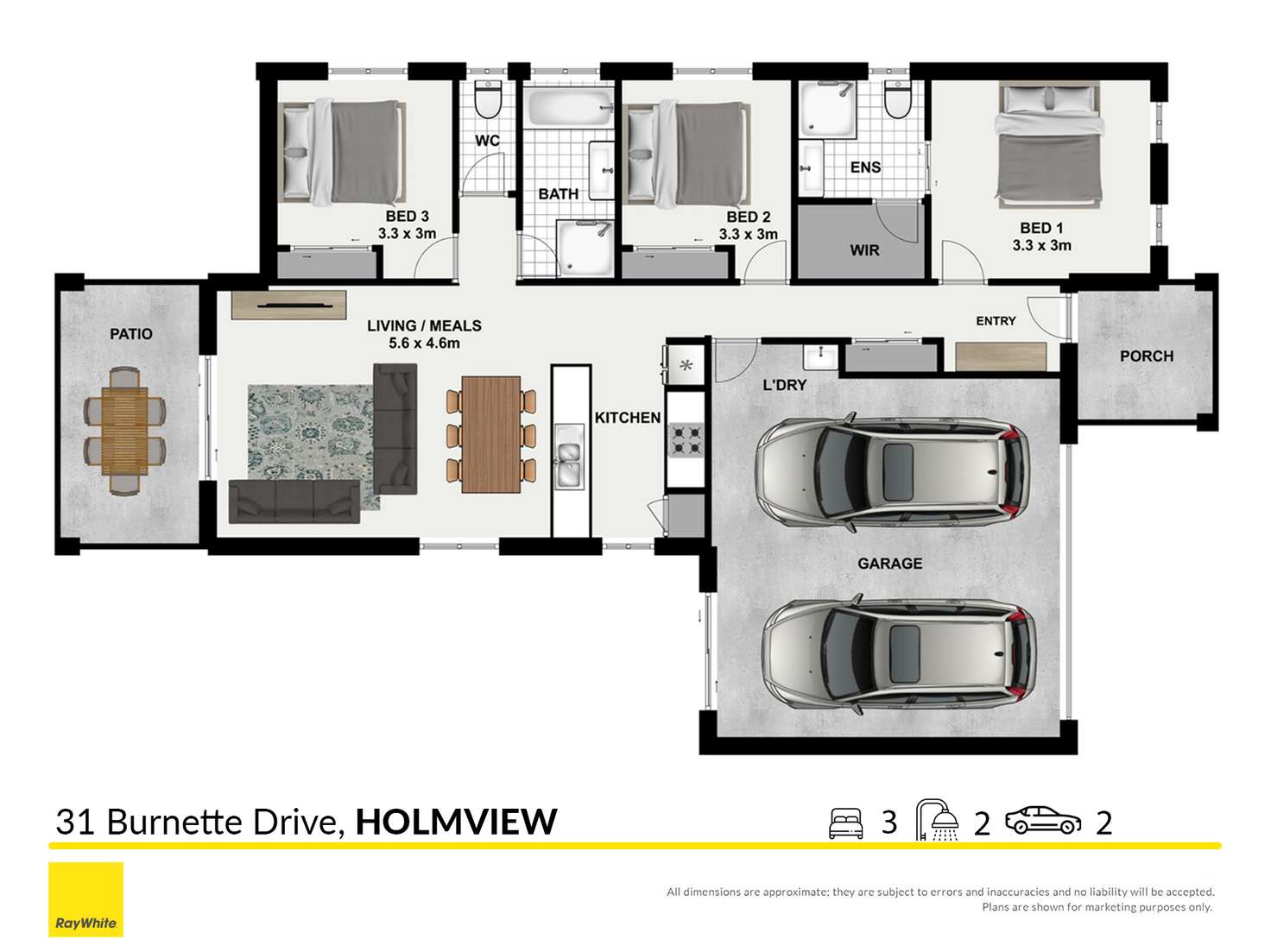 Floorplan of Homely house listing, 31 Burnett Drive, Holmview QLD 4207