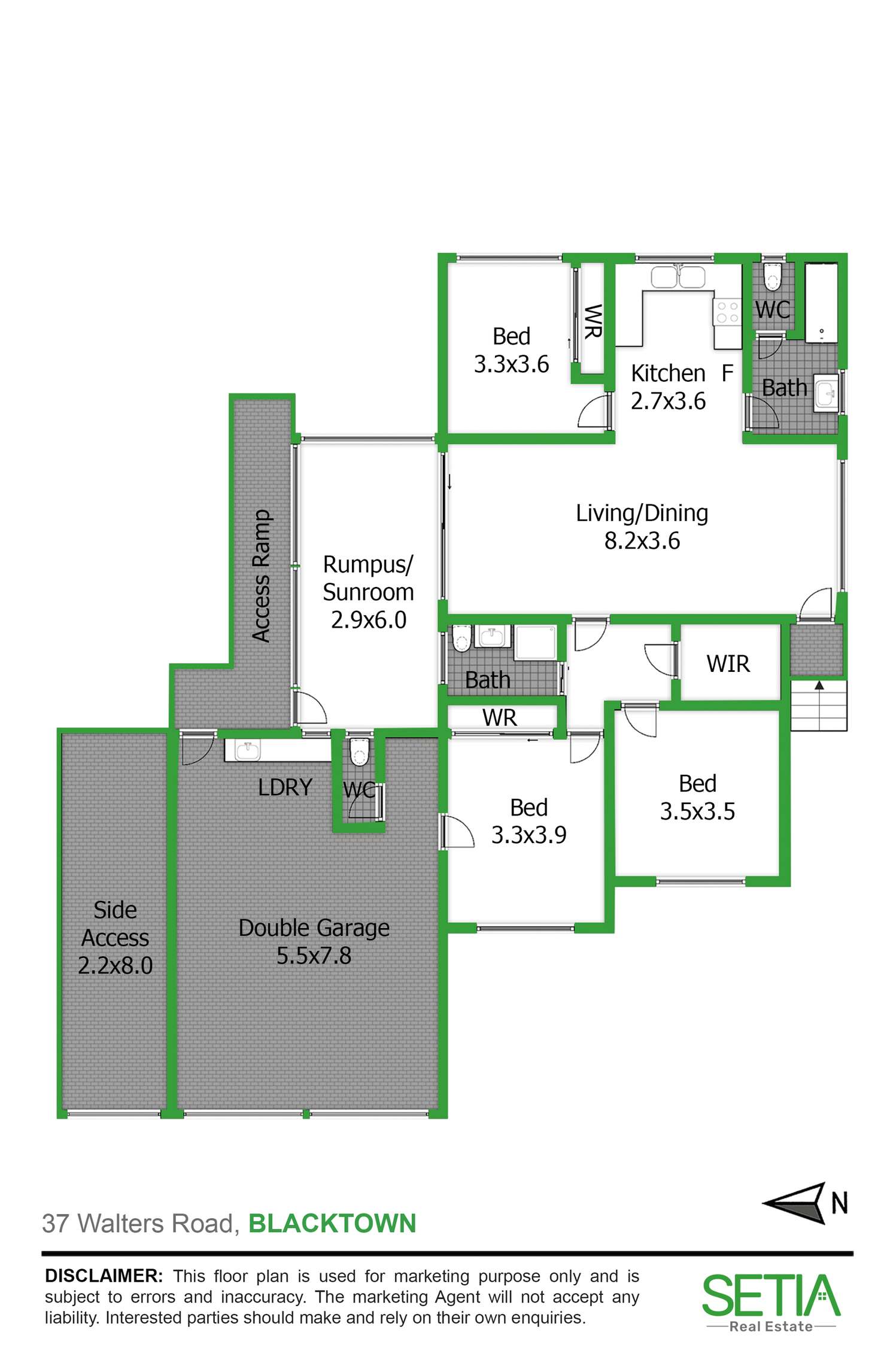 Floorplan of Homely house listing, 37 Walters Road, Blacktown NSW 2148