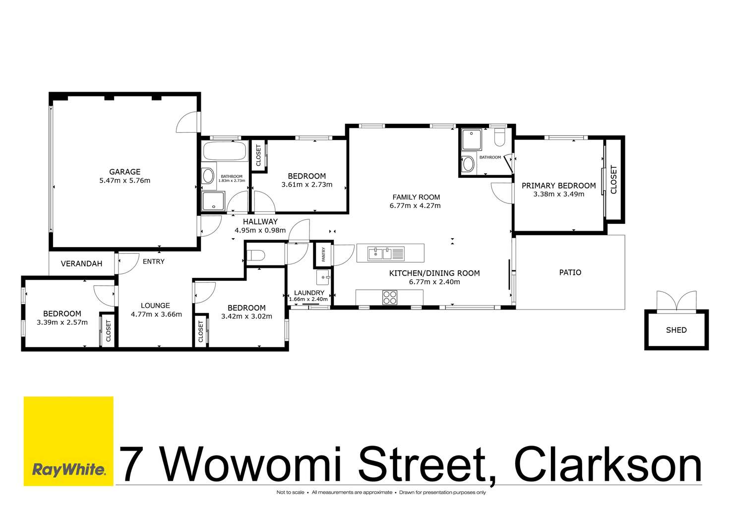 Floorplan of Homely house listing, 7 Wowomi Street, Clarkson WA 6030