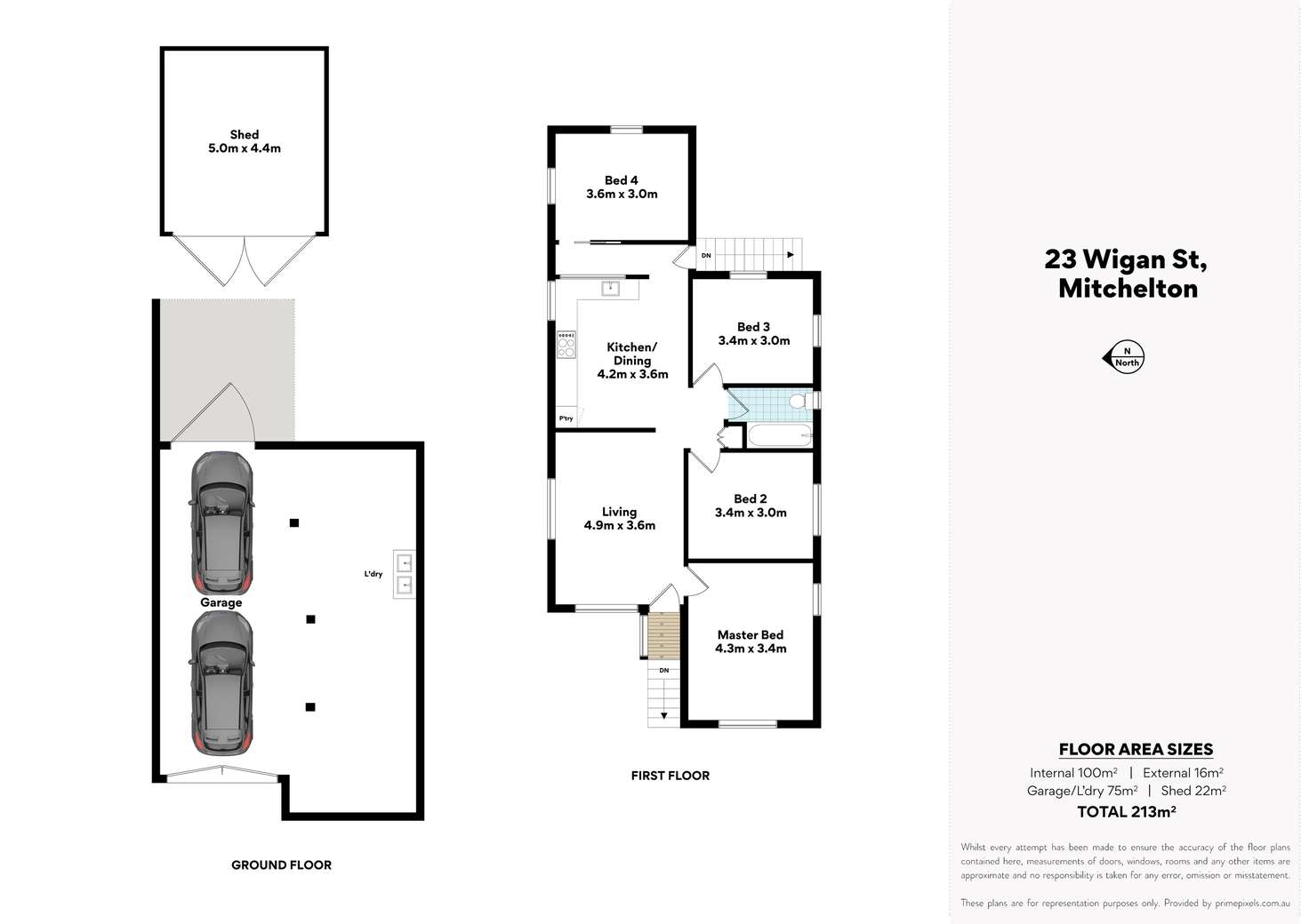 Floorplan of Homely house listing, 23 Wigan Street, Mitchelton QLD 4053