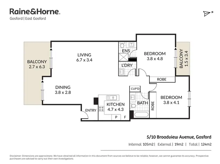 Floorplan of Homely apartment listing, 5/6-10 Broadview Avenue, Gosford NSW 2250