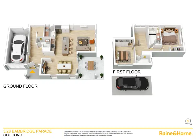 Floorplan of Homely townhouse listing, 3/28 Bambridge Parade, Googong NSW 2620