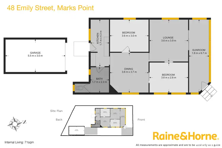 Floorplan of Homely house listing, 48 Emily Street, Marks Point NSW 2280