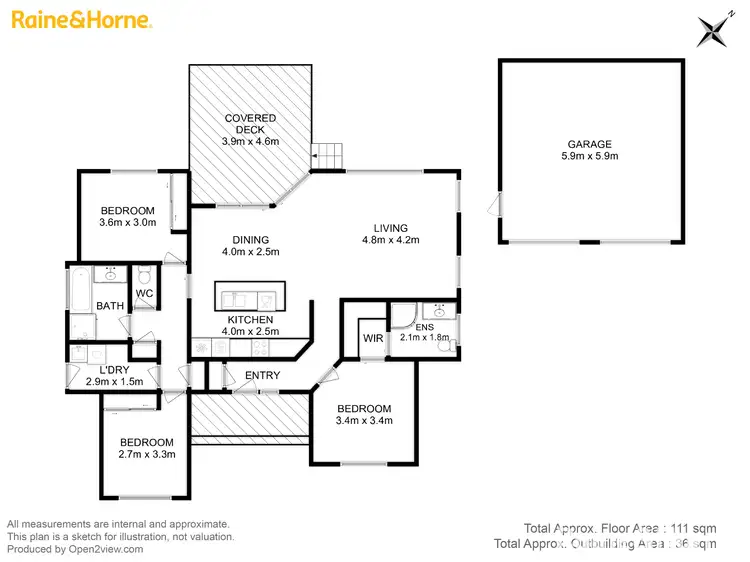 Floorplan of Homely house listing, 7 Callum Close, Midway Point TAS 7171