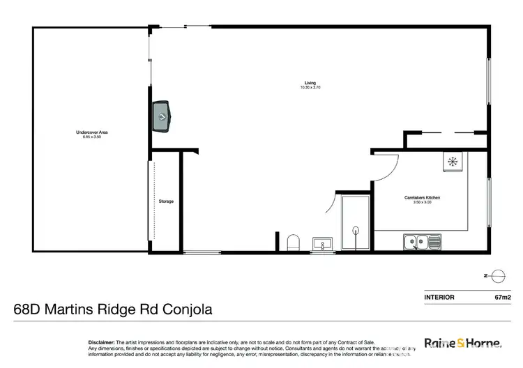 Floorplan of Homely rural property listing, 68D Martins Ridge Rd, Conjola NSW 2539