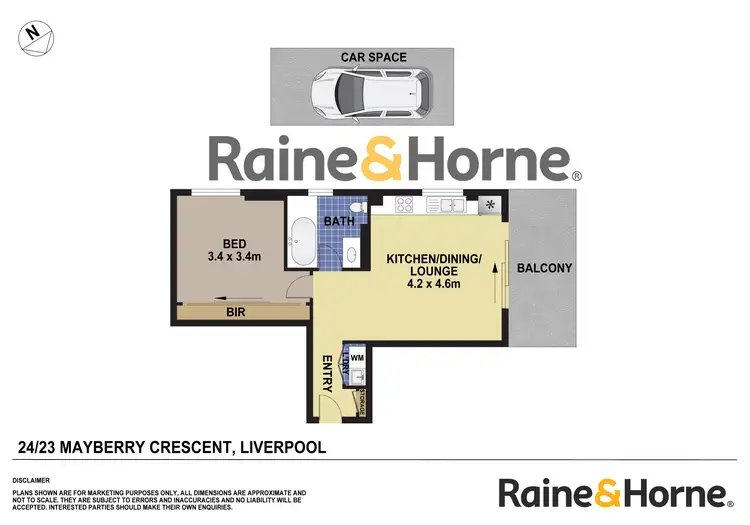 Floorplan of Homely house listing, 24/23-25 Mayberry Crescent, Liverpool NSW 2170