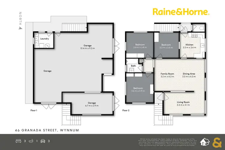 Floorplan of Homely house listing, 46 Granada Street, Wynnum QLD 4178