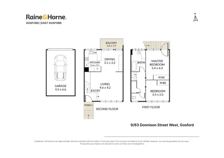 Floorplan of Homely townhouse listing, 9/63 Donnison Street West, Gosford NSW 2250