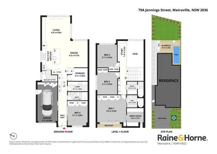 Floorplan of Homely house listing, 79A Jennings Street, Matraville NSW 2036