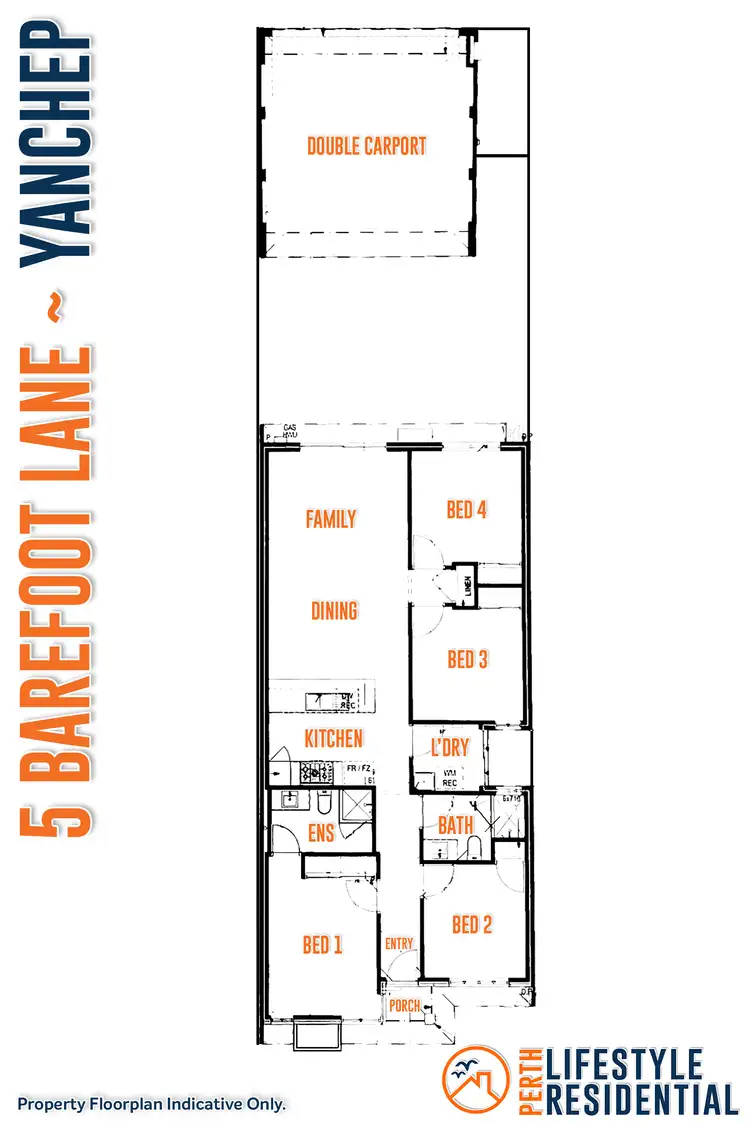 Floorplan of Homely house listing, 5 Barefoot Lane, Yanchep WA 6035
