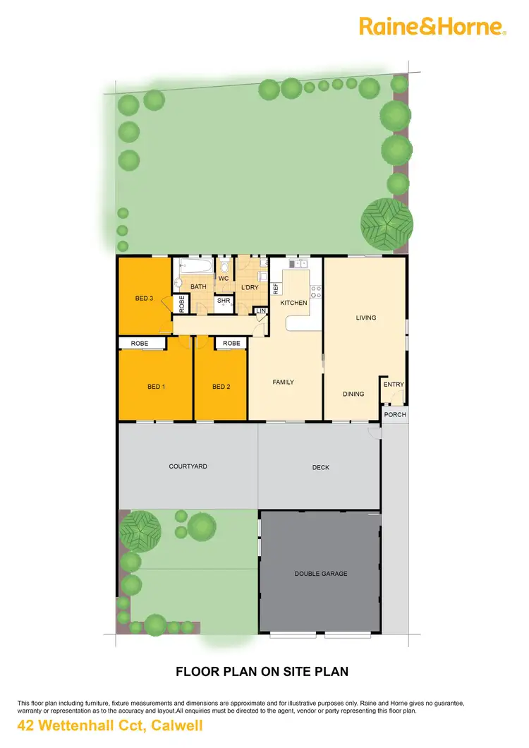 Floorplan of Homely house listing, 42 Wettenhall Circuit, Calwell ACT 2905