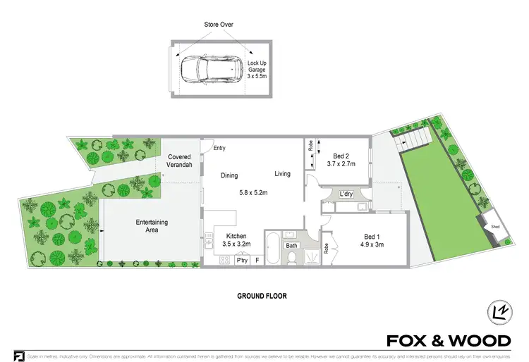 Floorplan of Homely villa listing, 18/17 Binya Place, Como NSW 2226