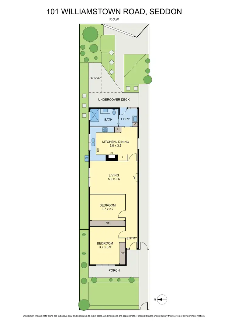Floorplan of Homely house listing, 101 Williamstown Road, Seddon VIC 3011
