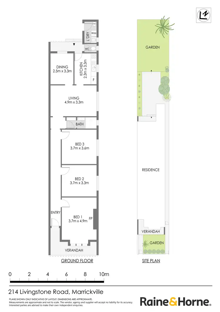 Floorplan of Homely house listing, 214 Livingstone Road, Marrickville NSW 2204