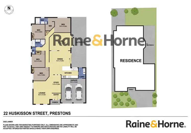 Floorplan of Homely house listing, 22 Huskisson Street, Prestons NSW 2170