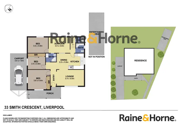 Floorplan of Homely house listing, 33 Smith Crescent, Liverpool NSW 2170